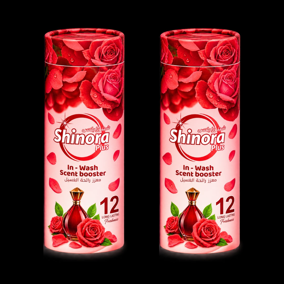 Shinora Plus In-Wash Scent Booster, Rose - 2 Pcs